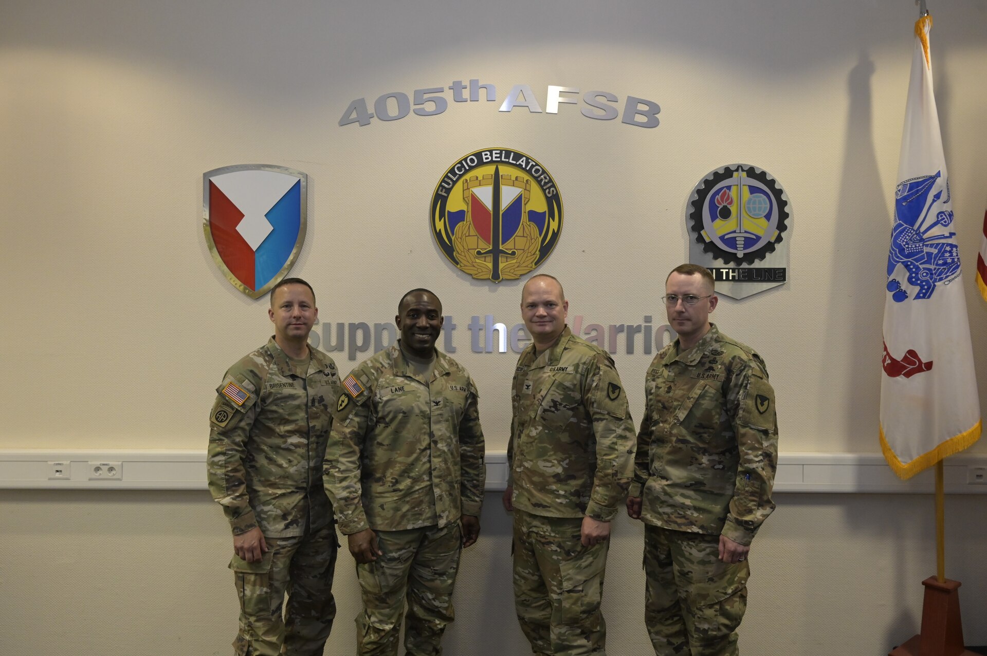 Photo of SGM, COL and teammates