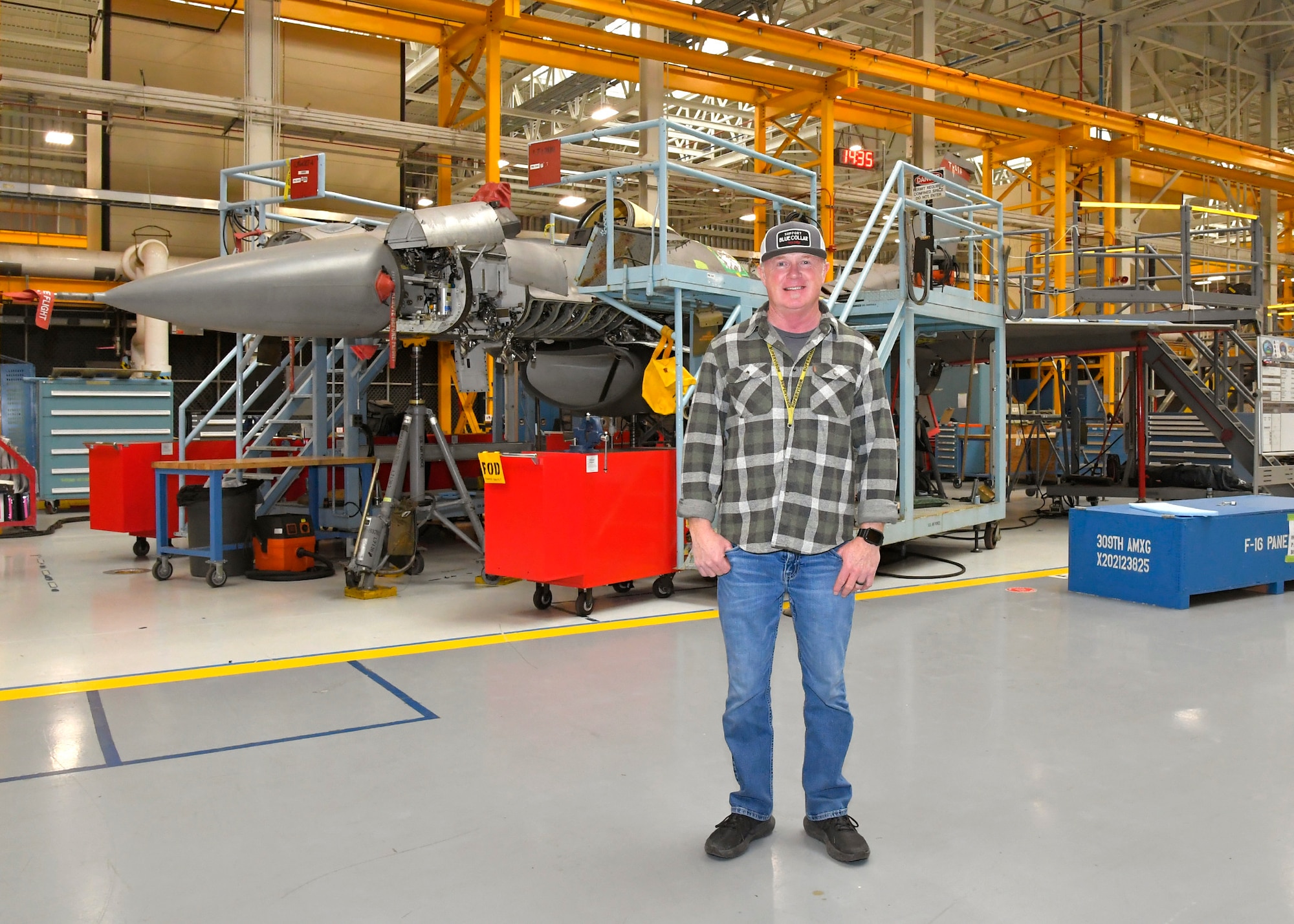 Meet Ty Tate, a sheet metal production supervisor with the 573d Aircraft Maintenance Squadron, 309th Aircraft Maintenance Group (309 AMXG) at Hill Air Force Base. Ty has spent the last 11 years with the AMXG, working aircraft structure modifications to the F-16s, ensuring aircraft are fully mission capable. (US Air Force photo by Todd Cromar)
