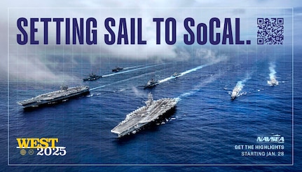 WEST 2025 NAVSEA graphic.