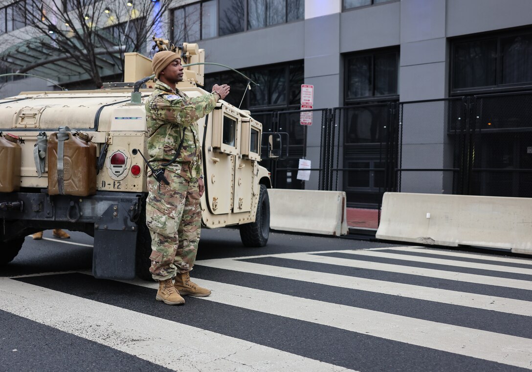 Virginia National Guard supports 60th Presidential Inauguration