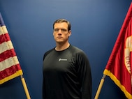U.S. Marine Corps Officer Candidate School Applicant Thomas Carlon, patent attorney, prepares for Officer Candidate School, at Marine Corps Recruiting Station Chicago, Chicago, Ill., Jan. 6, 2025. Carlon attended Syracuse University College of Law and has been practicing law for over seven years. An Illinois native, Thomas Carlon, is now at OCS training to earn the title of Marine. (U.S. Marine Corps Photo by Sgt. Dalton J. Payne)