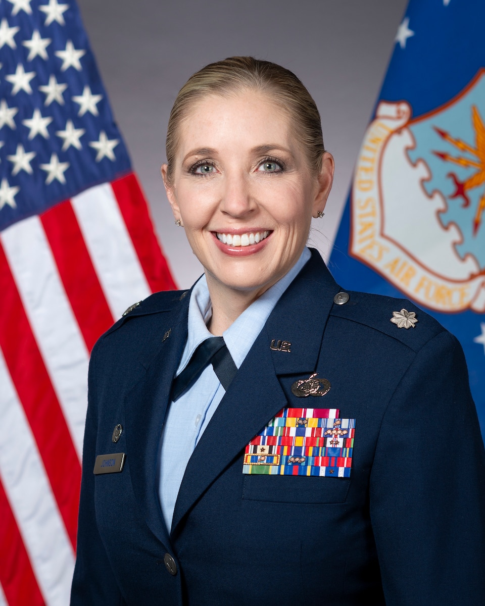 Lt Col Christine N. Johnson is the Commander, 412th Force Support Squadron, Edwards Air Force Base, California.