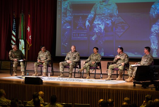  The U.S. Army’s 4th Infantry Division hosted their inaugural Multi-Domain Operations Symposium at McMahon Auditorium, Fort Carson, Colo., Jan. 23, 2025. During the symposium, U.S. Space Force Col. Phoenix L. Hauser, Space Delta 7 commander, Space Operations Command, at Peterson Space Force Base, Colo., explained the functional role the U.S. Space Force holds in Multi-Domain Operations. Hauser highlighted the need to innovate, adapt and collaborate to counter the evolving threats to U.S. space assets, emphasizing the importance of investing in training, advancing technologies, and overcoming bureaucratic barriers to ensure mission success in the space domain.