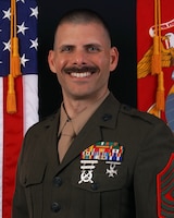 First Sergeant Jared Filosa, Unit Senior Enlisted Leader, Food Services Company, CLR-45