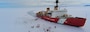 The crew of U.S. Coast Guard Cutter Polar Star (WAGB 10) enjoys ice liberty while the cutter sits hove-to in McMurdo Sound during Operation Deep Freeze, Jan. 7, 2025.