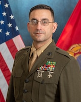Major Joe Santos, Inspector-Instructor, Bravo Co., 4th Assault Amphibian Battalion