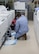 An U.S. Air Force laboratory technician performs maintenance on an automated analyzer at Wilford Hall Ambulatory Surgical Center, Jan. 27, 2025.