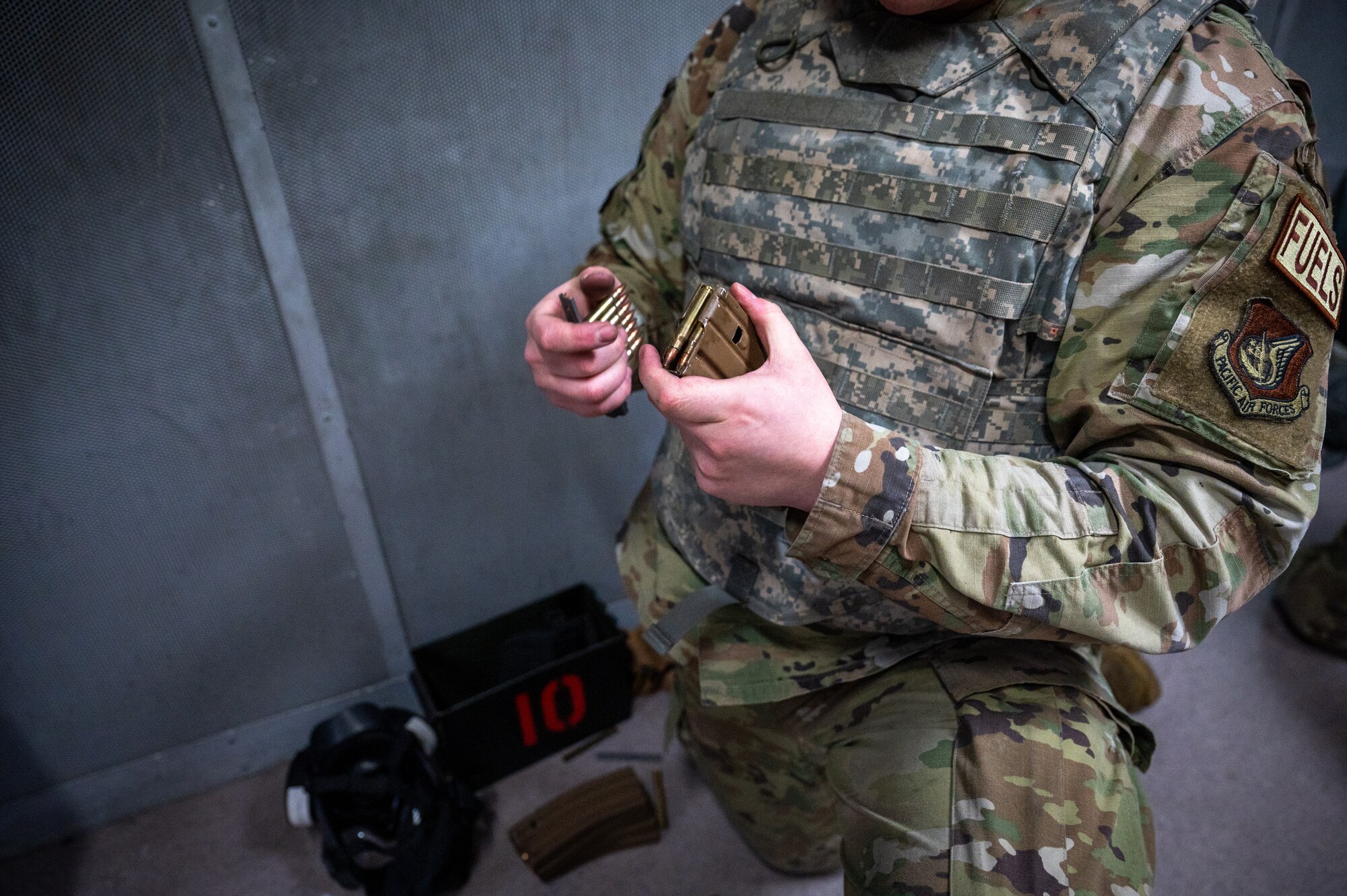 Airmen qualify for small-arms training