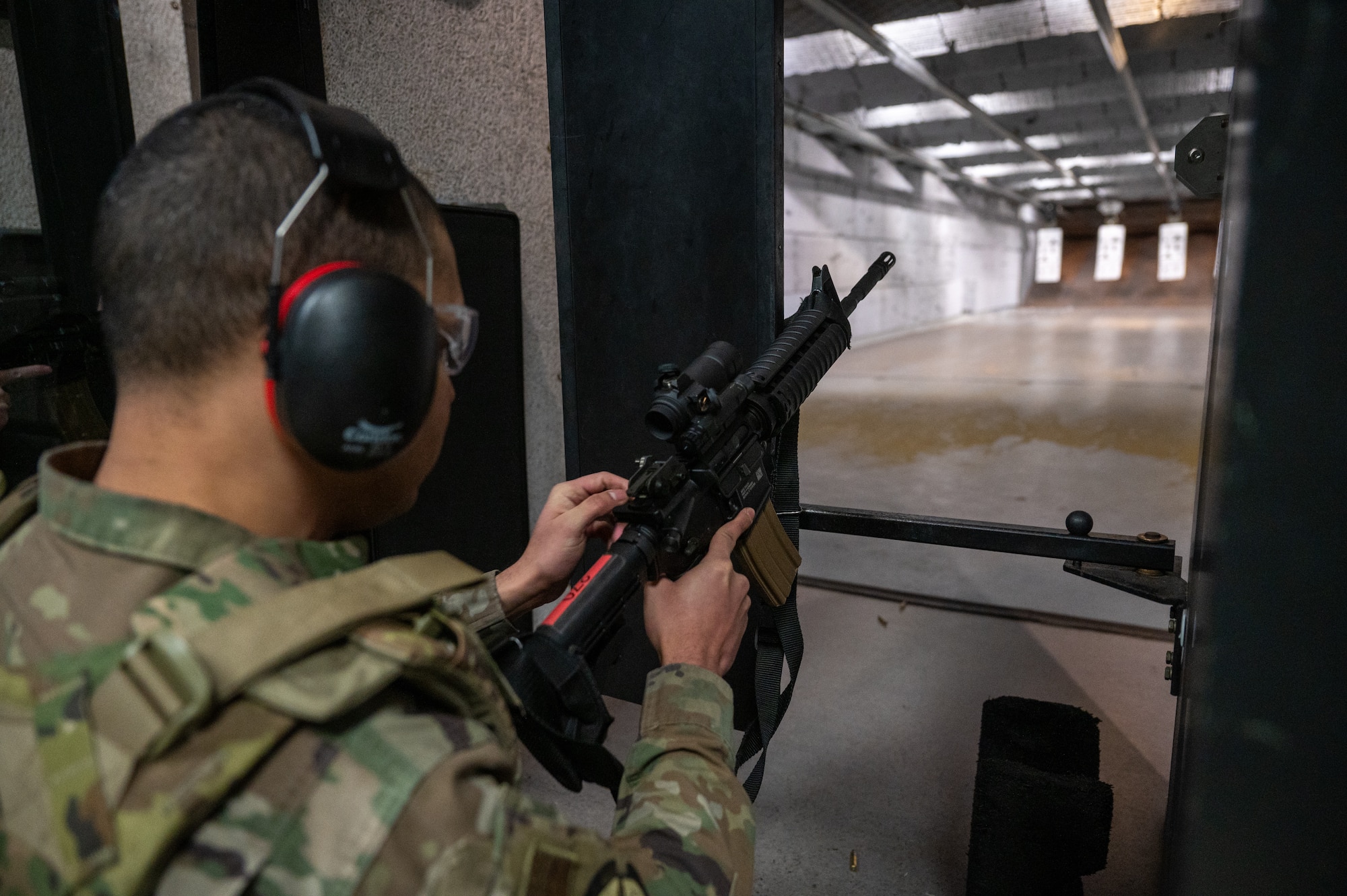 Airmen qualify for small-arms training