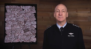 Military member speaks on policy updates.