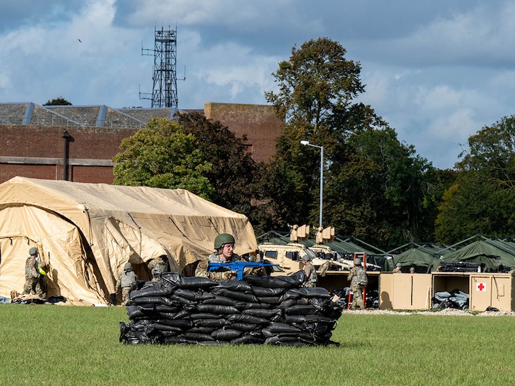airmen during an exercise