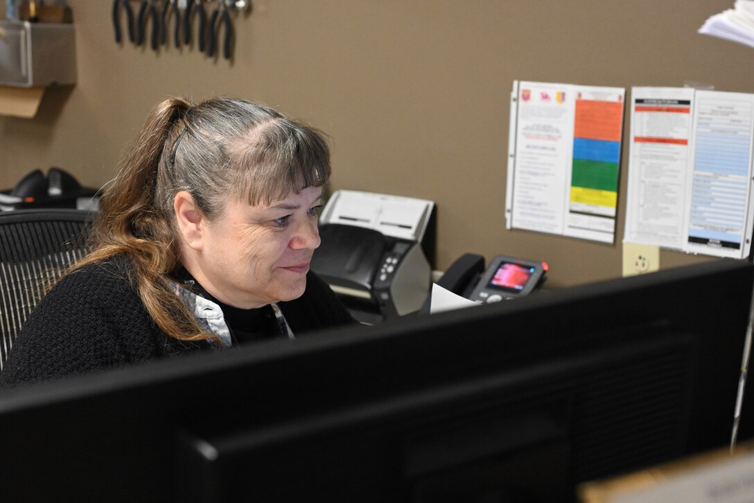 28th Medical Group Optometrists perform eye care examinations.