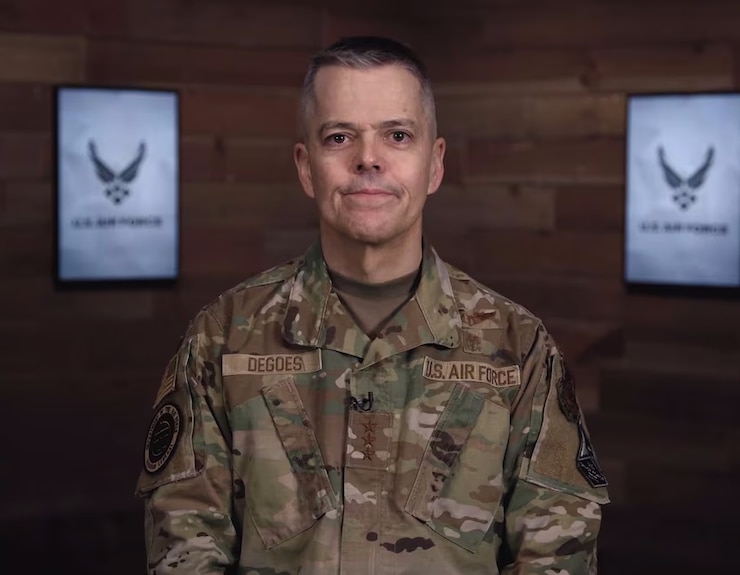 Air Force Surgeon General Lt. Gen. John DeGoes video still