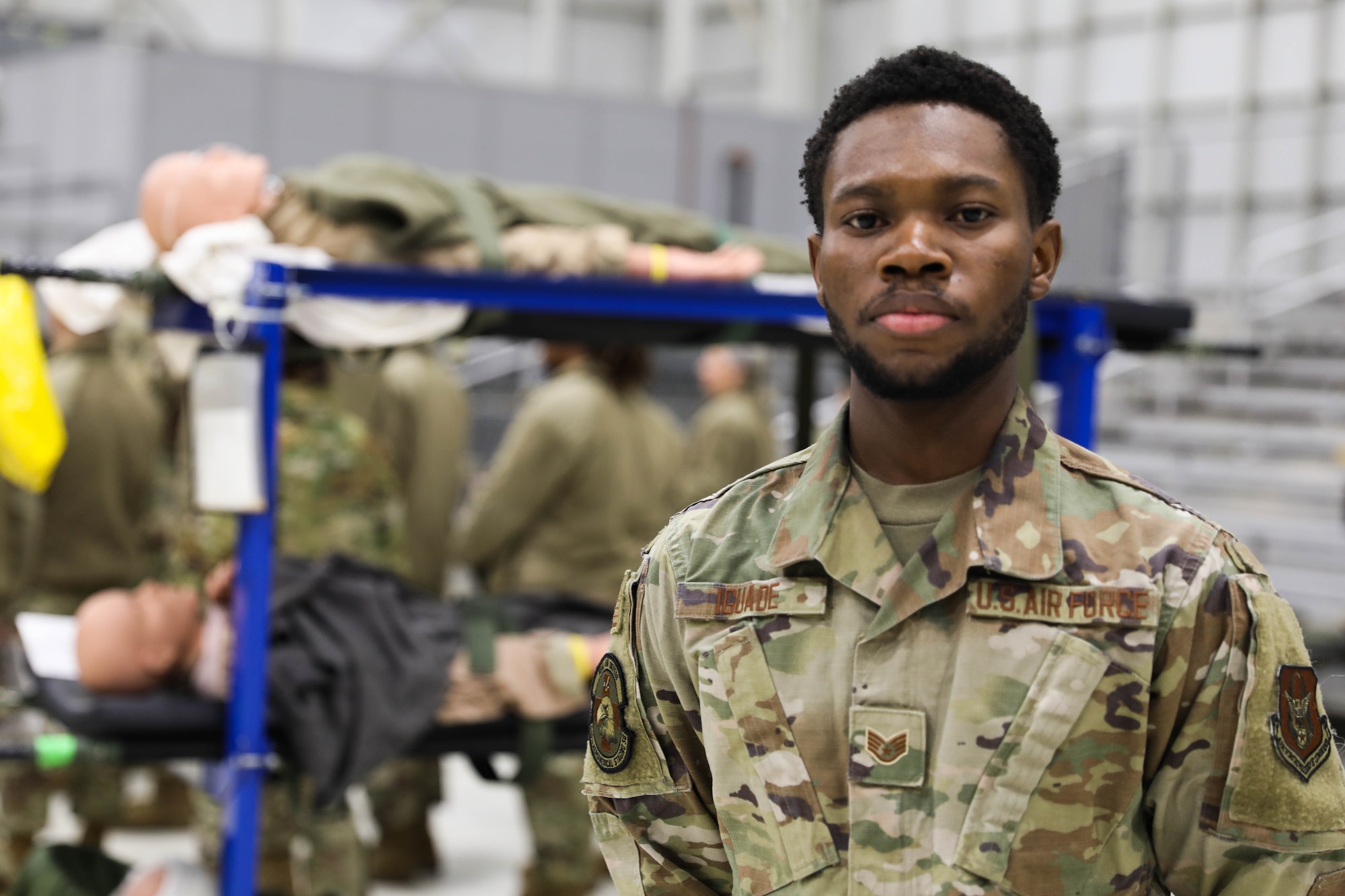 Staff Sgt. Cleansman Iguade, 445th Aeromedical Staging Squadron medical logistics technician, is the 445th Airlift Wing February 2025 Spotlight performer.