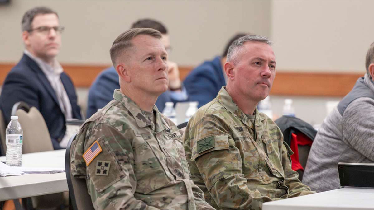 On 17 October 2024, MG David Hill, US Army War College Commandant and MAJGEN Scott Winter, Australian Army and Deputy Commanding General, US Army Pacific patriciate several panel sessions.