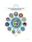 Front page of the document with the seal of DSCA surrounded by component seals