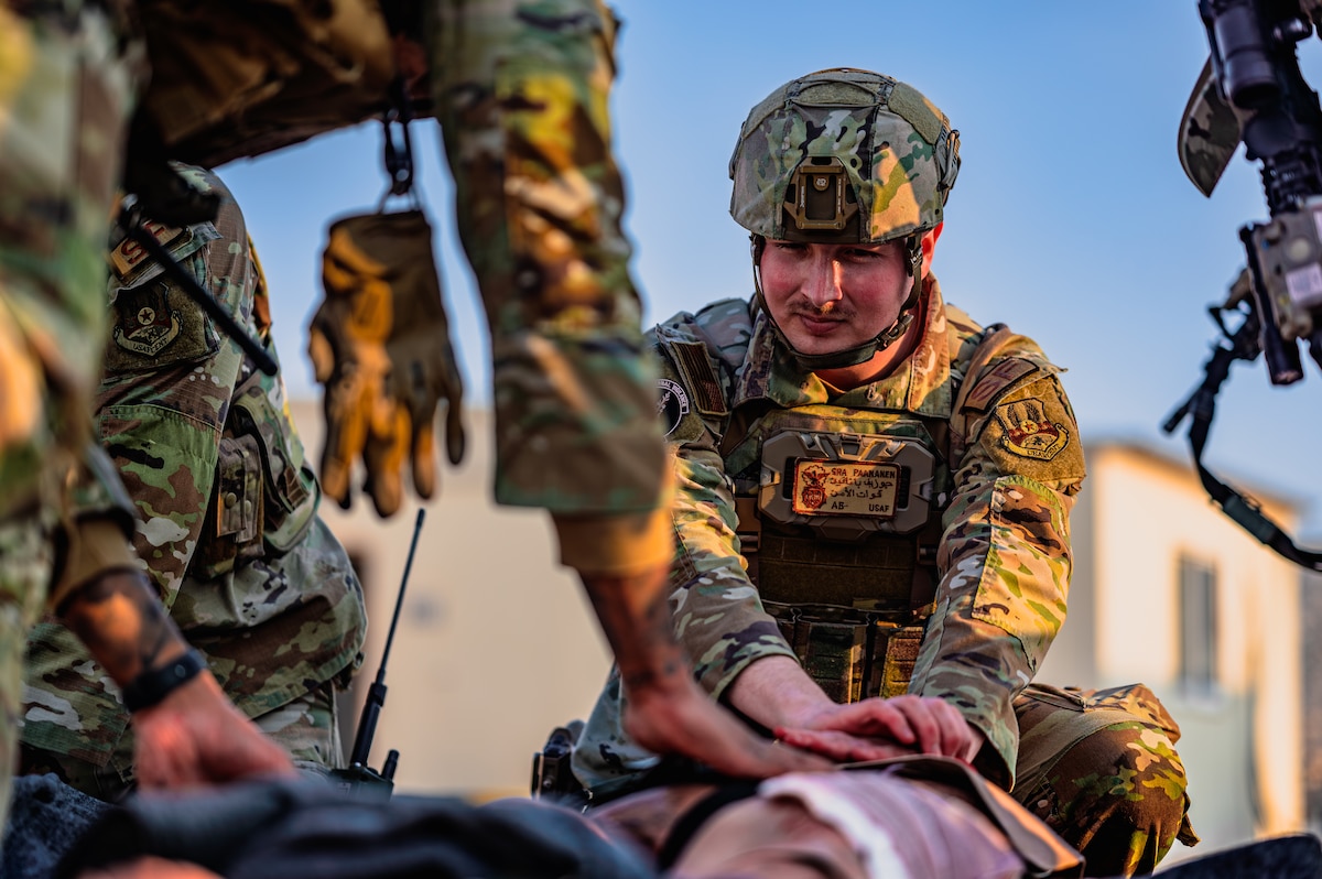 Airmen participate in Tactical Leadership course