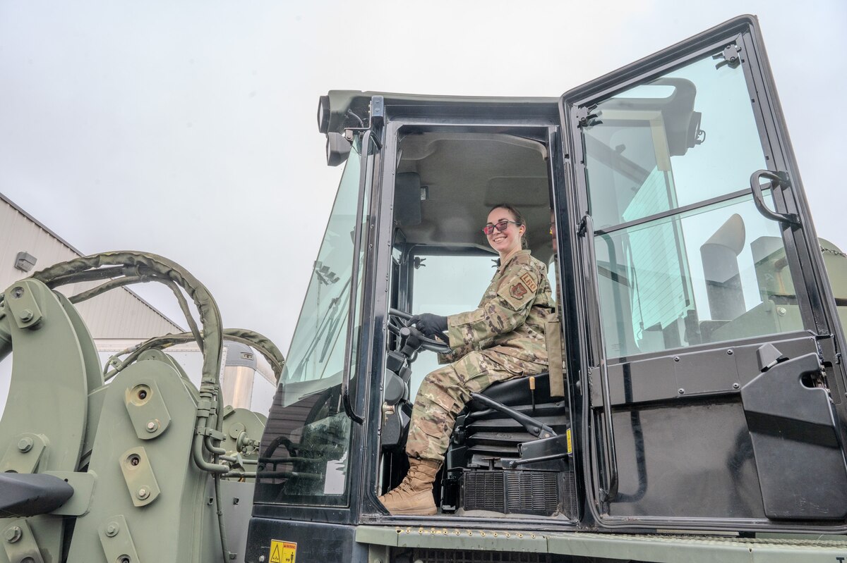 Capt. Lisa Neetz, 86th Aerial Port Squadron logistics readiness officer, poses for a photo at Joint Base Lewis-McChord, Nov. 2, 2024.