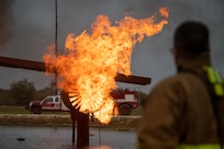 firefighters conducting training