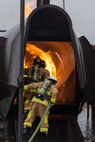 firefighters conducting training