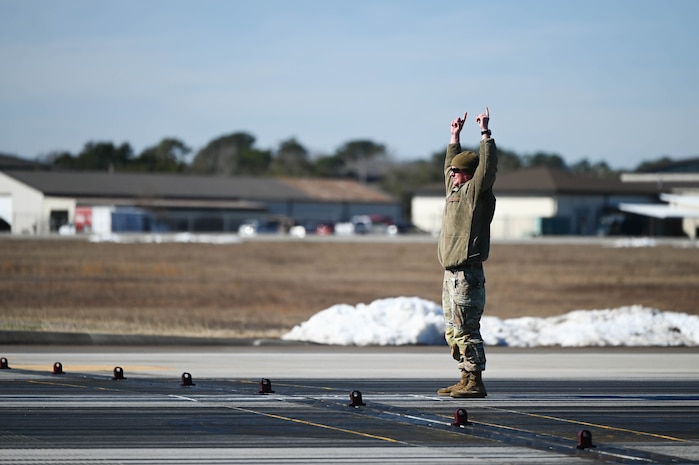 An arresting cable certification is an annual requirement for the 437th Operations Support Squadron airfield management team testing the Barrier Arresting Kit-12 arresting cable system for pilots to execute a safe emergency landing.