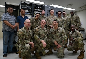 Airmen participate in ribbon cutting ceremony