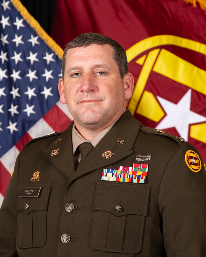 COL Christopher Riley, commander, 3rd Transportation BDE
