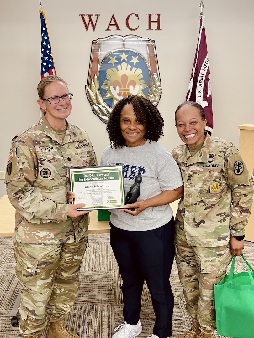Nurses awarded the DAISY Award