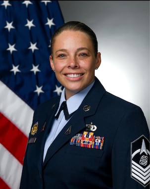 Woman in military uniform