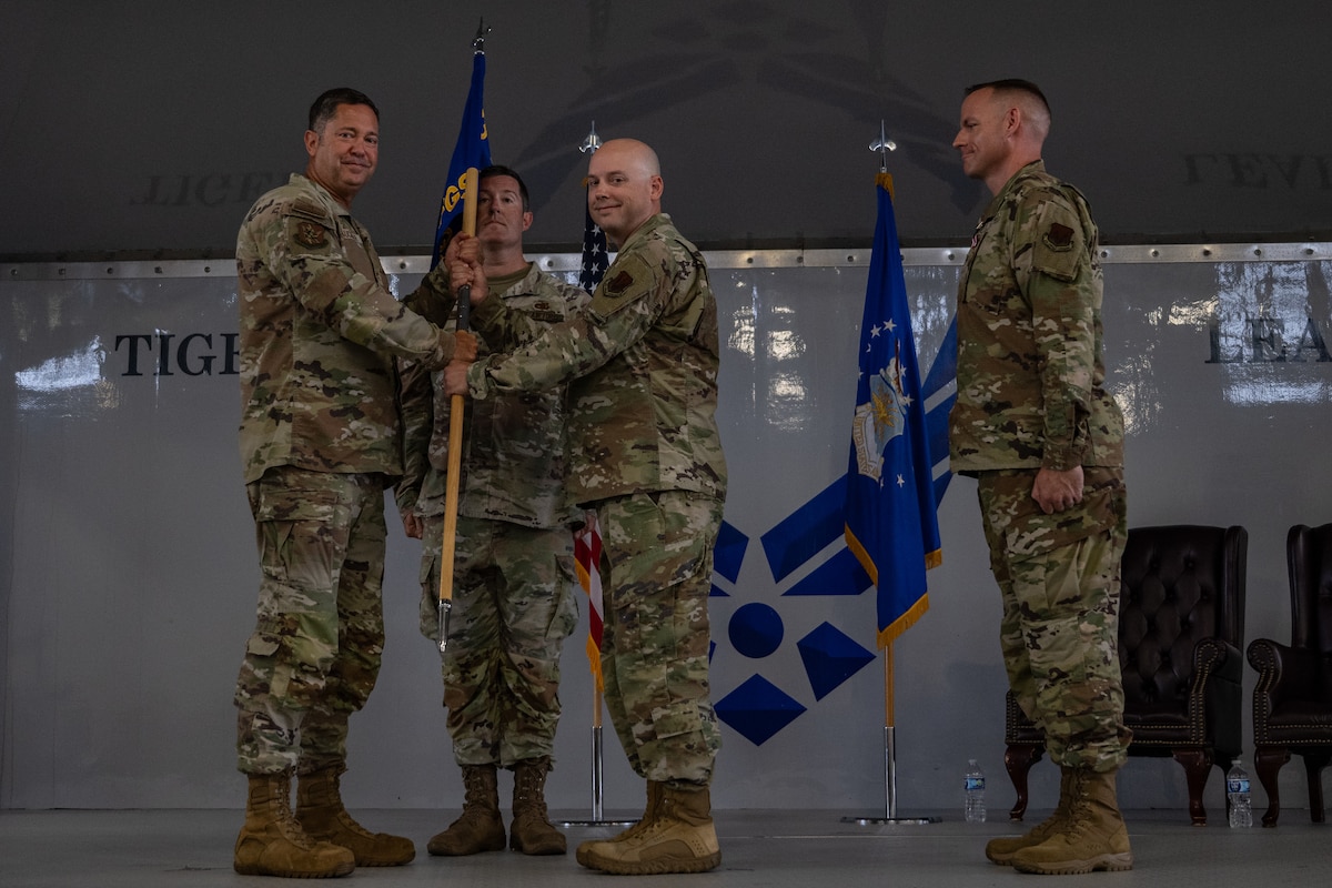 The 74th FGS had their Change of Command.