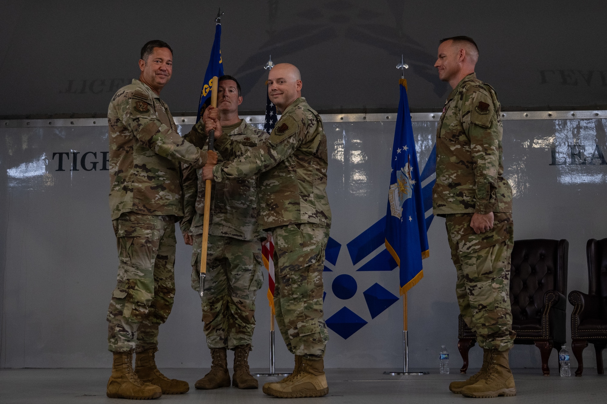The 74th FGS had their Change of Command.