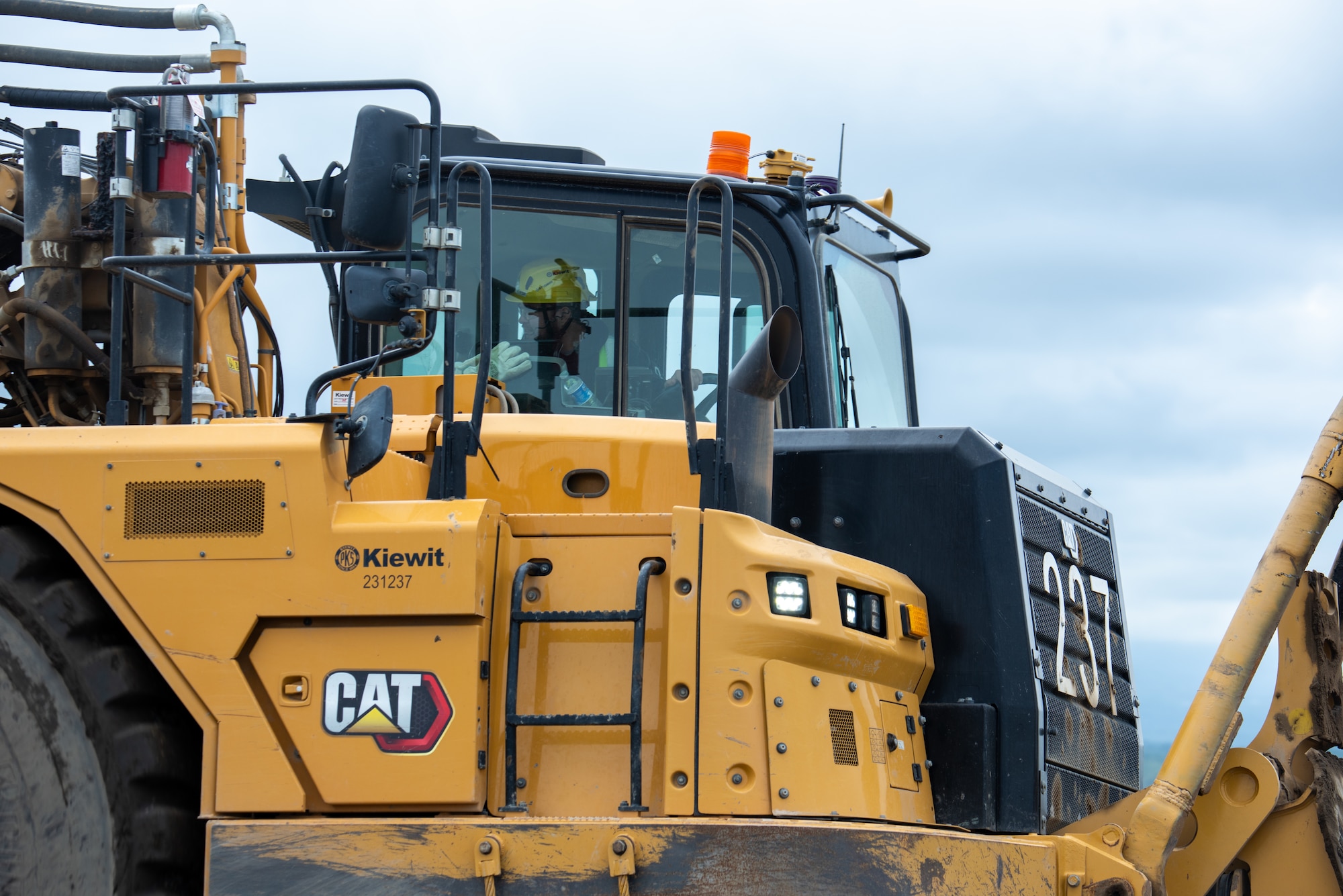 The Kiewit Construction Team continues to work on the expansion of the flight-line on Joint Base Elmendorf-Richardson, Alaska, June 30. This project began in the fall of 2022 and the team continues to make great efforts to complete it. One of two on Elmendorf Field, Runway 16/34 will be extended 2,900 feet to make the length of the runway 10,000 feet and the southern threshold of the runway will shift 400 feet to the north to meet airfield design requirements. The project will also extend the two parallel taxiways; add an arm-disarm pad; upgrade the airfield lighting and the instrument landing system; re-route Airlifter Drive around the north end of the extension; relocate airfield perimeter fencing and reconfigure utility services in the area. Upon completion of the runway extension, JBER will be capable of accommodating any airframe in the Department of Defense, regardless of the weather.