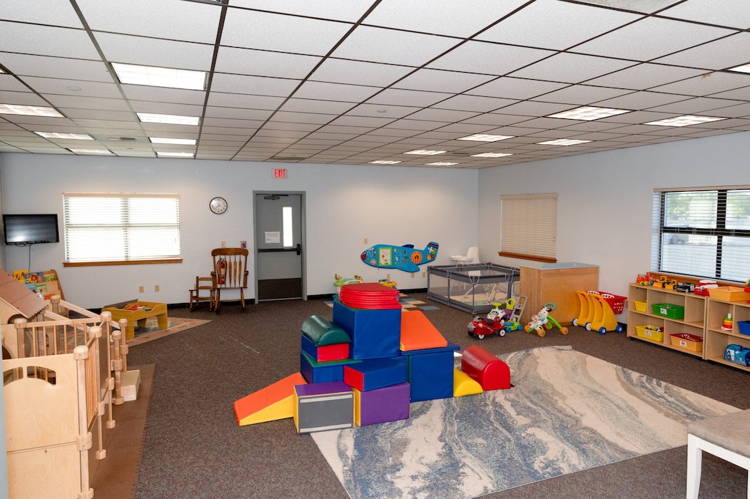 A playroom is opened on base for children at the SPRIING Connection Center