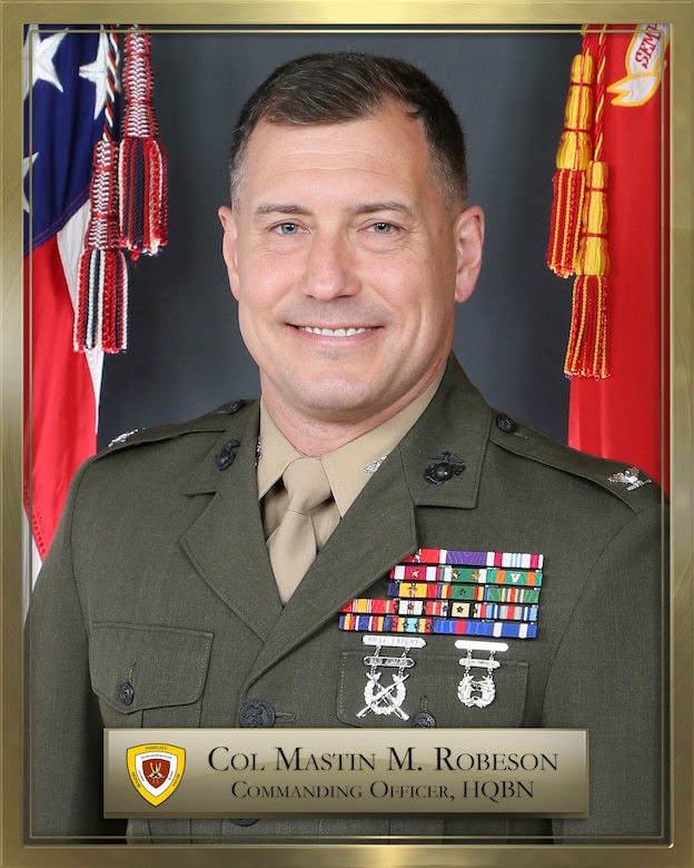 Col. Mastin M. Robeson Bio Photo made July 2, 2025.