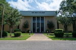 The Air War College at Maxwell Air Force Base, Alabama, June 4, 2025. The Air War College’s curriculum and research emphasizes the employment of air, space, and cyberspace in joint operations. (U.S. Air Force photo by Senior Airman Evan Lichtenhan)
