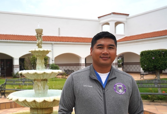 250615-N-FT324-8974. ROTA, Spain (June 15, 2025). Hospital Corpsman Second Class Herbert C. Amarillo, assigned to Naval Medical Readiness and Training Command Rota, was selected as the 2024 Navy Radiology Junior Radiology Technician of the Year. Originally from Kahului, Hawaii, Amarillo was recognized for his exceptional dedication to patient care, training, and community service. (U.S. Navy Photo by Lt. Cmdr. Alicia Sacks)