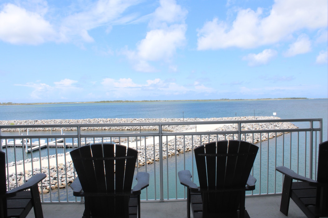 outdoor seating area
