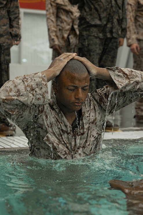 Alpha Company Swim Qualification