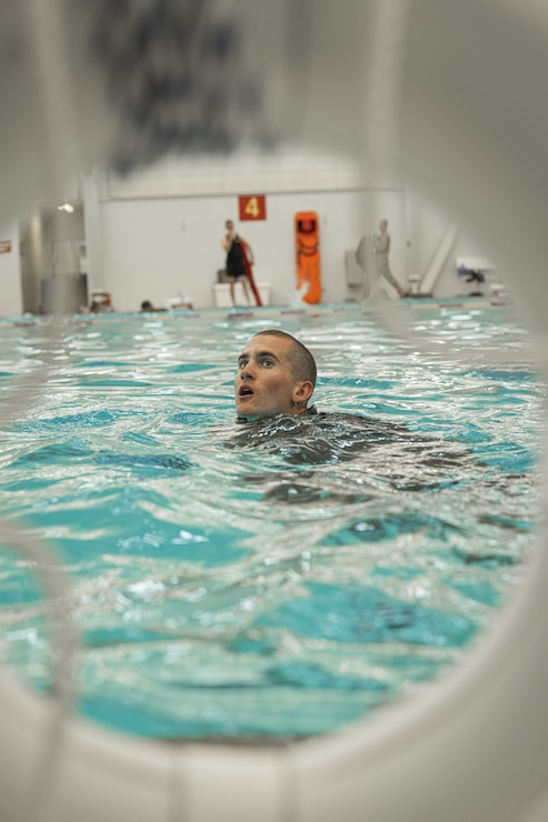 Alpha Company Swim Qualification