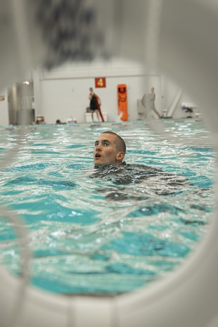 Alpha Company Swim Qualification