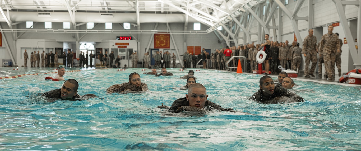Alpha Company Swim Qualification