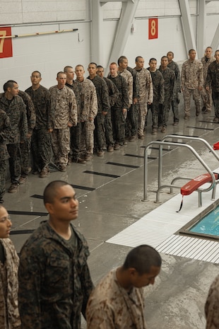 Alpha Company Swim Qualification