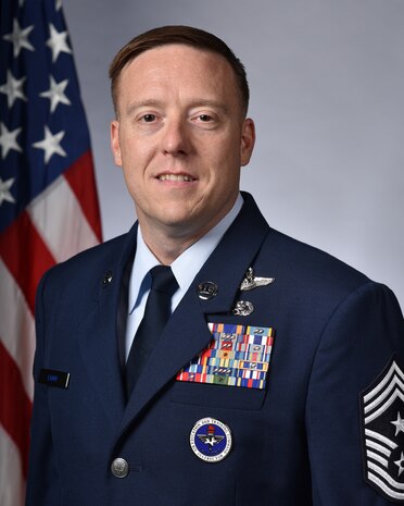 Official Photo of Chief Master Sergeant Richard Lamm is the Command Chief for the 628th Air Base Wing, Joint Base Charleston, South Carolina.
