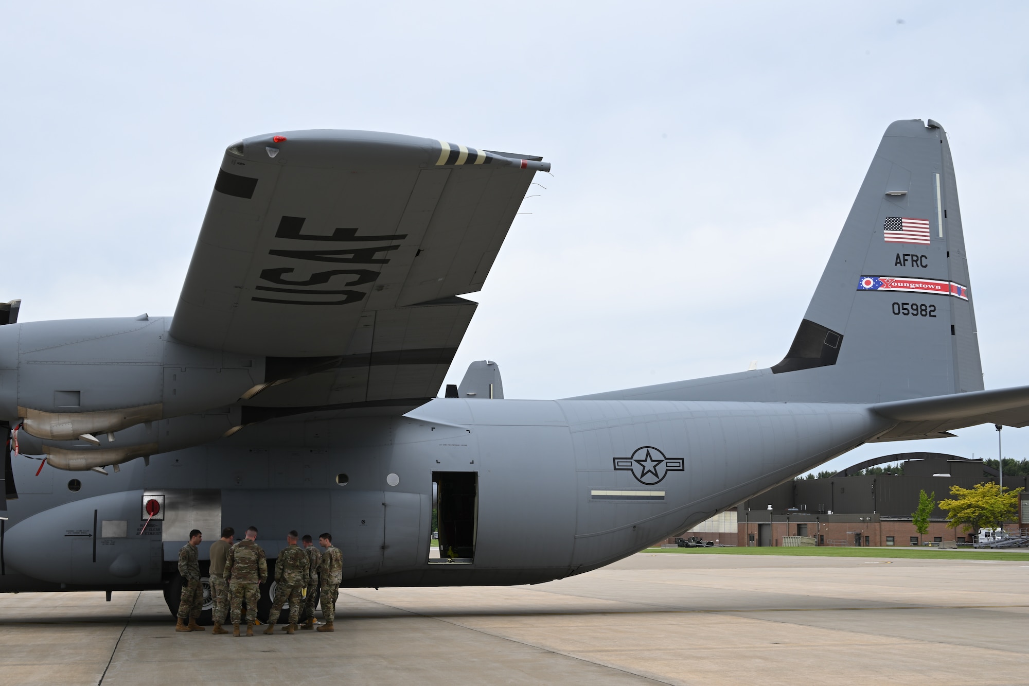 Maintainers from the 910th Aircraft Maintenance Squadron receive C-130J Super Hercules training at Youngstown Air Reserve Station, Ohio, May 13, 2025.