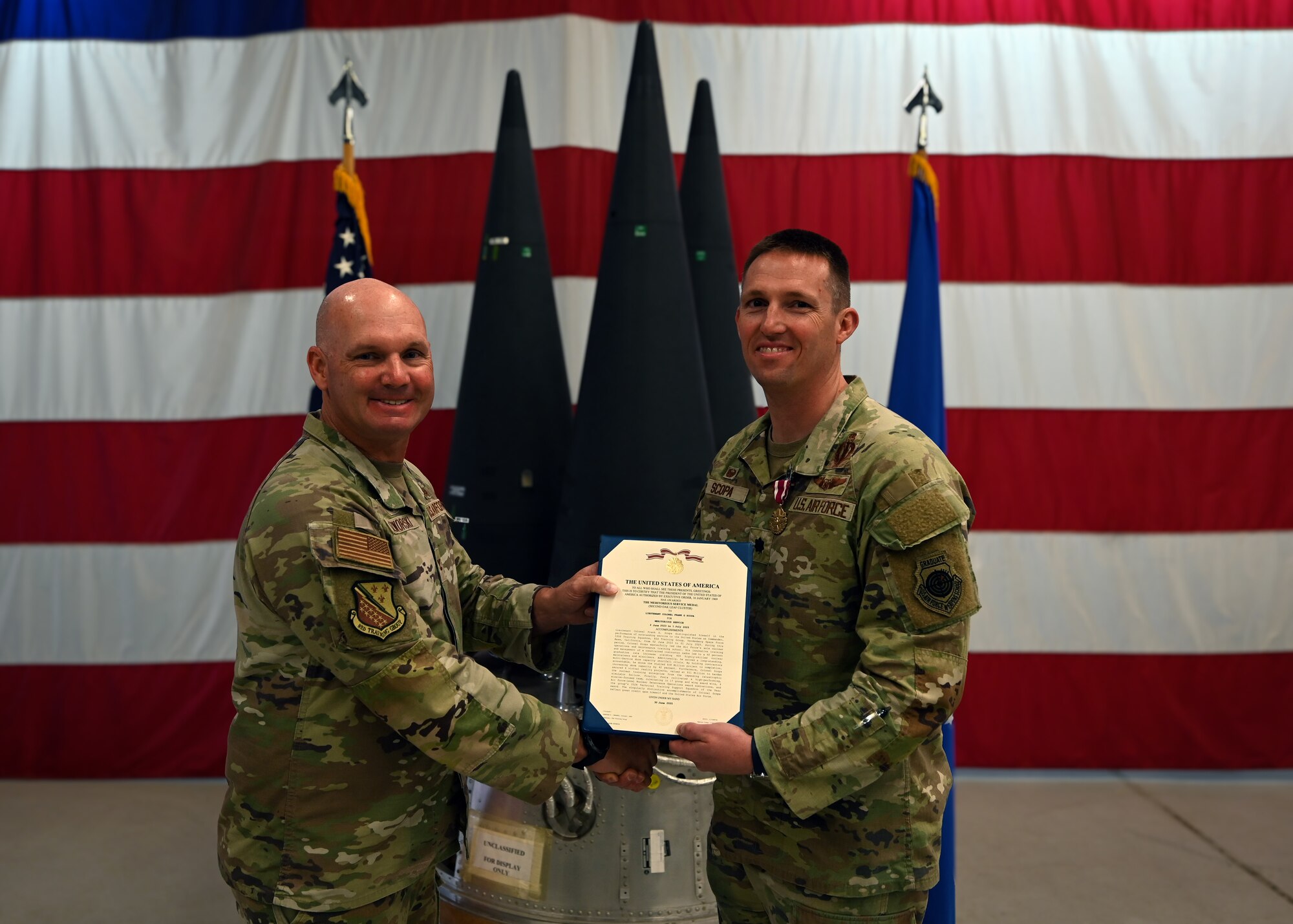 532nd Training Squadron Change of Command.