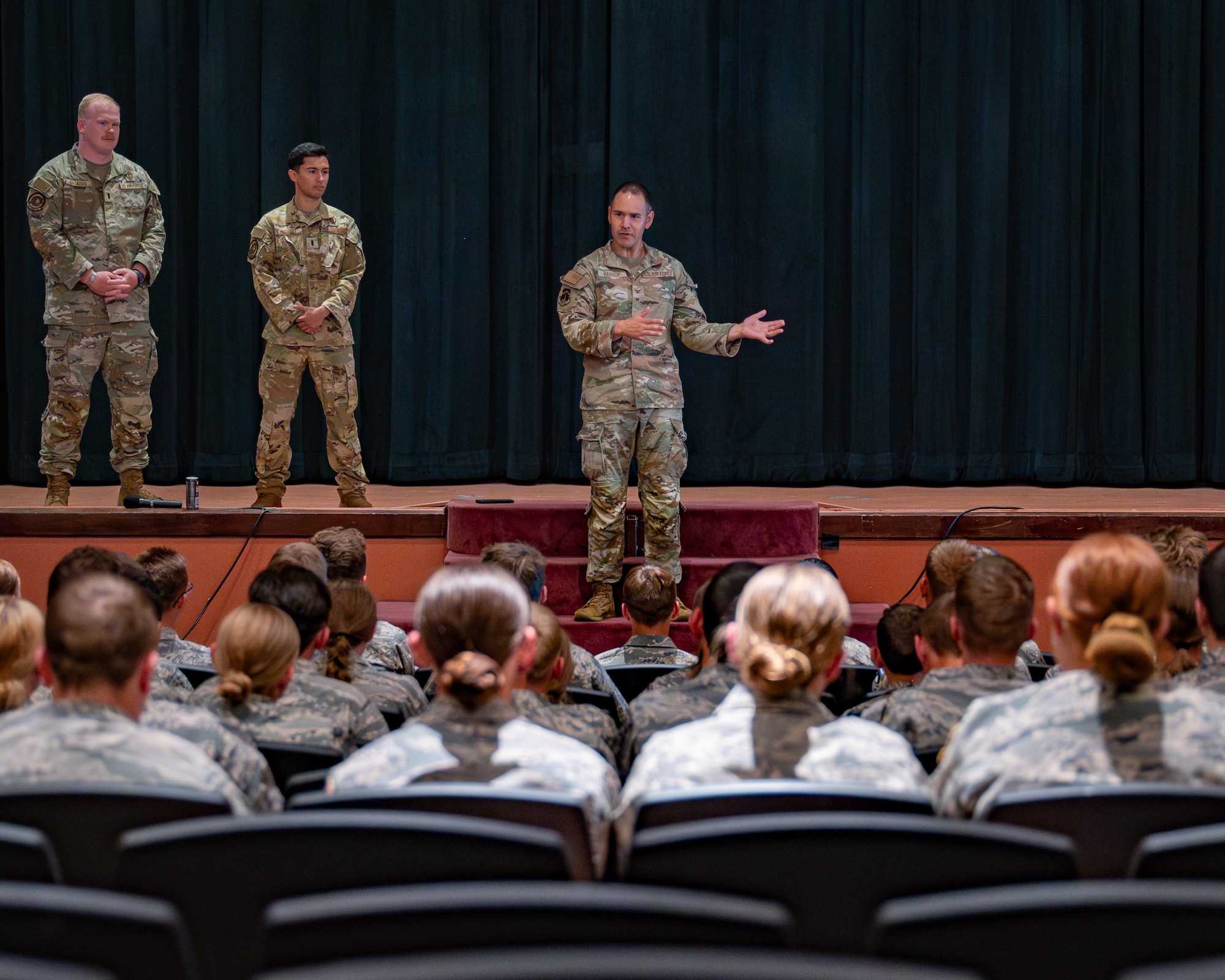 90th Missile Wing deputy commander talks to CAP cadets