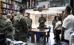 Several people in a classroom
