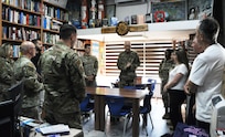 Several people in a classroom