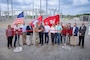 Memphis District Commander Col. Brian Sawser and Acting Deputy District Engineer for Programs and Project Management Anna Prestwood joined Project Manager Billy Grantham, his project delivery team, and project partners, including the Arkansas Department of Agriculture, the White River Irrigation District, and contractor Entergy Arkansas in celebrating the project’s completion with a ribbon cutting ceremony. 

The Grand Prairie Electrical Substation provides power to the Grand Prairie Pumping Station. Both the electrical substation and the pumping station are critical components of the Grand Prairie Area Demonstration Project (GPADP) located in Arkansas' Grand Prairie--an area in the east-central portion of the state situated between the White and Arkansas Rivers. (USACE Photo/VI Specialist Vance Harris)