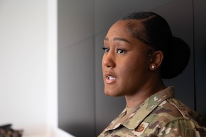 Tech Sgt. Keosha Middleton, 325th Force Support Squadron services specialist, was recently awarded the American Red Cross Lifesaving Award on June 11, 2025, at Tyndall Air Force Base for saving a life while stationed at Yokota Air Base, Japan.  The award recognizes a lifesaving act performed by an individual who utilized skills learned through Red Cross health and safety training.